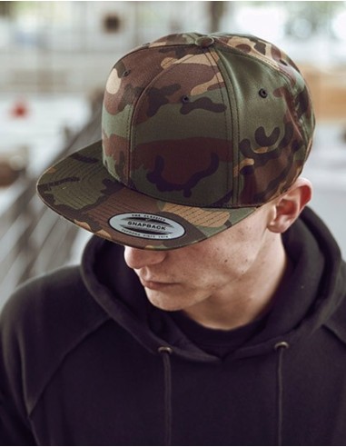 F-6089CF-Camo Classic Snapback Cap